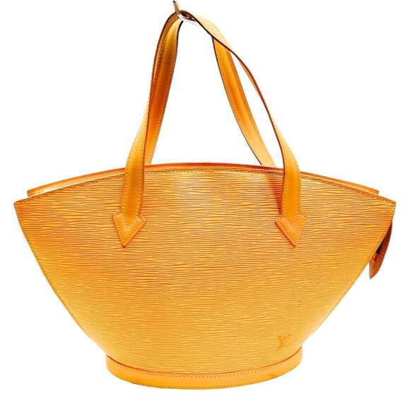 507290BA (L4) Louis Vuitton Shoulder Bag Saint Jacques Yellow Epi Leather - Picture 1 of 9